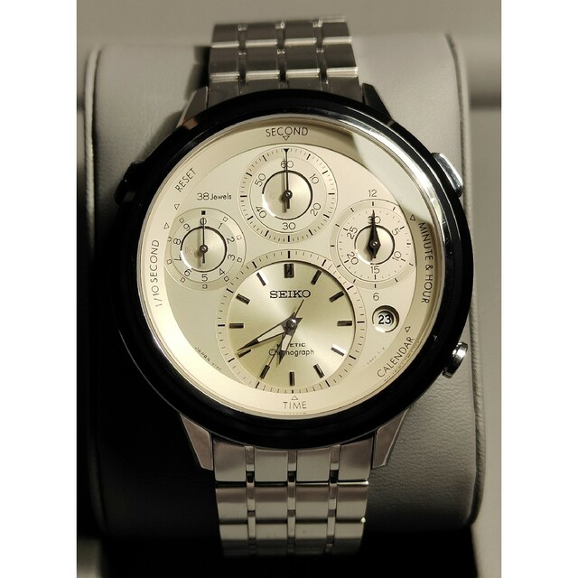 300本限定　定価409500円　セイコー　クラウン　クロノグラフ　キネティック腕時計(アナログ)