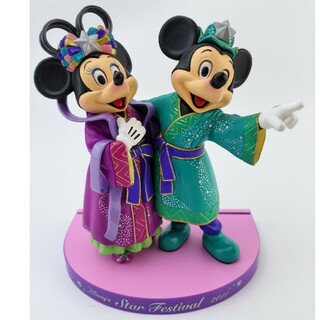 Disney - ディズニー　2011七夕　ミッキー＆ミニー　フィギュアリン　箱付き　背景不足
