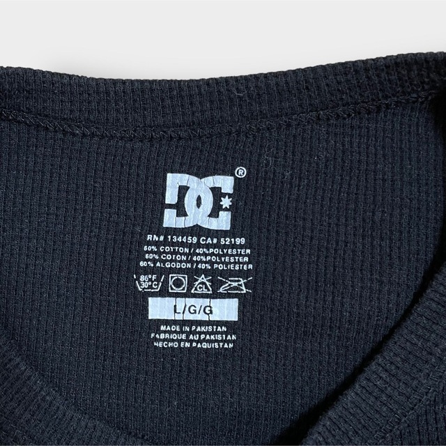 DC SHOES(ディーシーシューズ)の【DC Shoes】サーマルシャツ 長袖 ワッフル ロンT プリント ロゴ 古着 メンズのトップス(Tシャツ/カットソー(七分/長袖))の商品写真