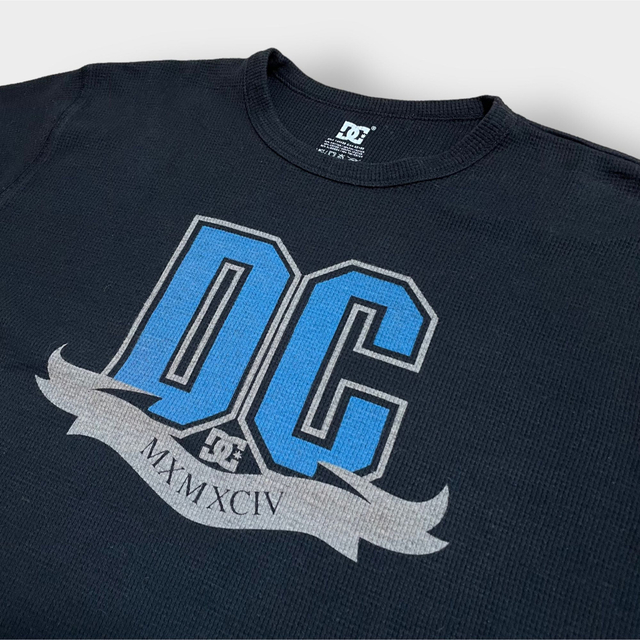 DC SHOES(ディーシーシューズ)の【DC Shoes】サーマルシャツ 長袖 ワッフル ロンT プリント ロゴ 古着 メンズのトップス(Tシャツ/カットソー(七分/長袖))の商品写真