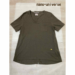 ナノユニバース(nano・universe)のnano・universe カーキ半袖Tシャツ(Tシャツ(半袖/袖なし))
