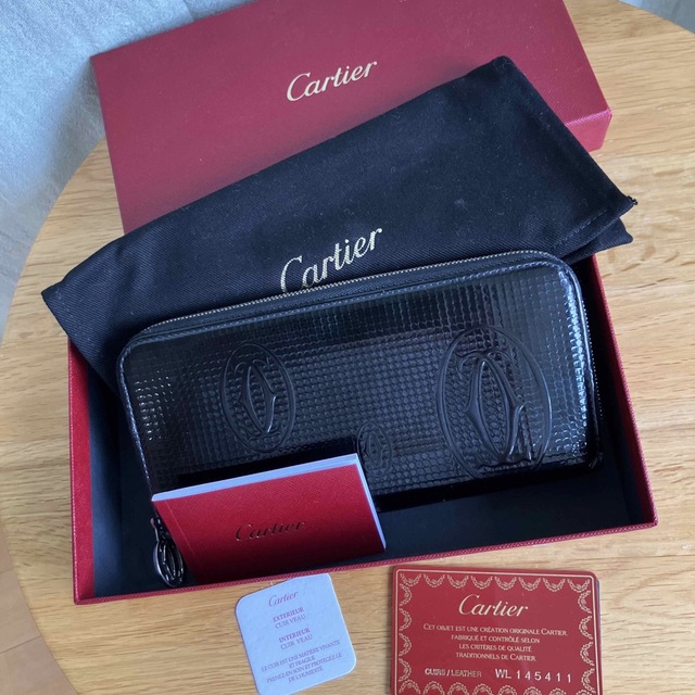 Cartier(カルティエ)のCartier カルティエ 長財布 ハッピーバースデー ブラック レディースのファッション小物(財布)の商品写真