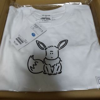 ビームス(BEAMS)の未使用　130サイズ　長場雄　ポケモン　おすわりデザインイーブイ　Ｔシャツ(Tシャツ/カットソー)