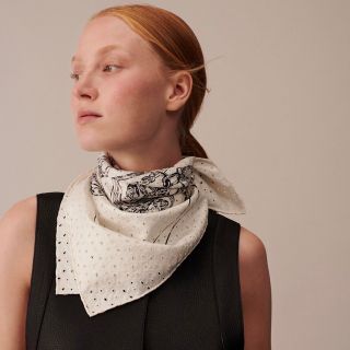 エルメス(Hermes)の新品エルメス・刺繍スカーフ・70(バンダナ/スカーフ)