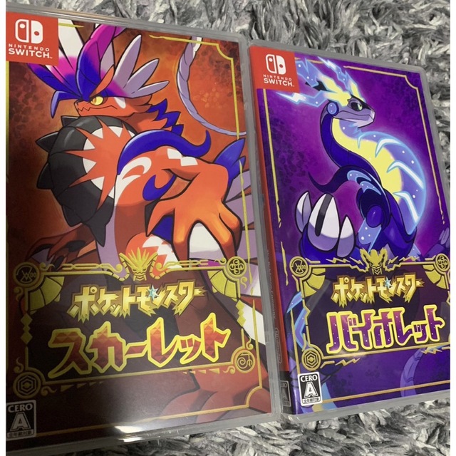 スカーレットとバイオレット ポケモンSwitch エンタメ/ホビーのゲームソフト/ゲーム機本体(家庭用ゲームソフト)の商品写真