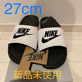 ナイキ(NIKE)のNIKE ベナッシ　JDI   黒　白　ブラック　ホワイトナイキ サンダル　27(サンダル)