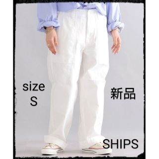 シップス(SHIPS)のSHIPS【新品】【WEB限定】バックツイル ワイド テーパード ベイカーパンツ(ワークパンツ/カーゴパンツ)