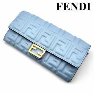 フェンディ(FENDI)の美品【フェンディ】バゲット コンチネンタル 長財布(財布)