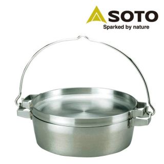 Snow Peak - ステンレスダッチオーブン(10インチハーフ) SOTO ソト収納