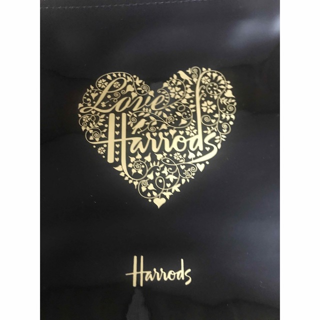 Harrods(ハロッズ)のHarrodsハロッズ　トートバッグ　ハート柄　Sサイズ新品 レディースのバッグ(トートバッグ)の商品写真