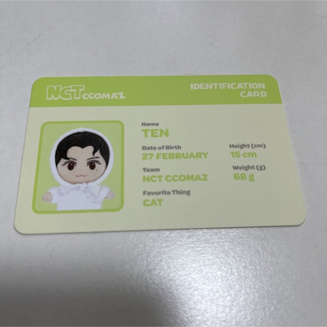 NCT CCOMAZ RED ver テン キャラ トレカ moulinascie.com