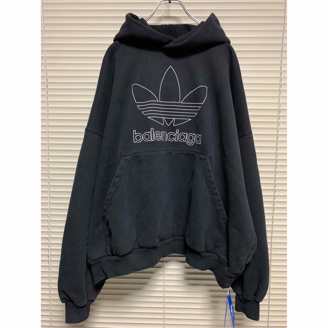 90s adidas アディダス パーカー　ヴィンテージ　balenciaga