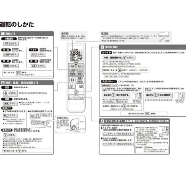 ダイキン DAIKIN エアコン リモコン ARC478A30 互換性 スマホ/家電/カメラの冷暖房/空調(エアコン)の商品写真