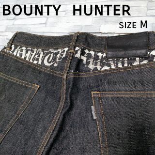 バウンティーハンター 生デニム パンツ ロゴ バックプリント-eastgate.mk