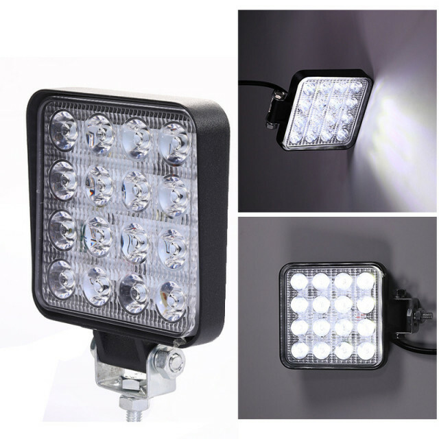 led 作業灯 ワークライト 補助灯 4個セット 広角 48W 投光器 防水 の通販 by れい led 作業灯 ワークライト 補助灯 2個セット 広角 48W 投光器 防水