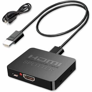 【4K 60Hz 高解像度】HDMI 分配器 1入力2出力 スプリッター(映像用ケーブル)