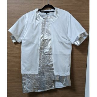 コムデギャルソンオムプリュス(COMME des GARCONS HOMME PLUS)のCOMME des GARÇONS HOMME PLUS シルバーカットソー(Tシャツ/カットソー(半袖/袖なし))