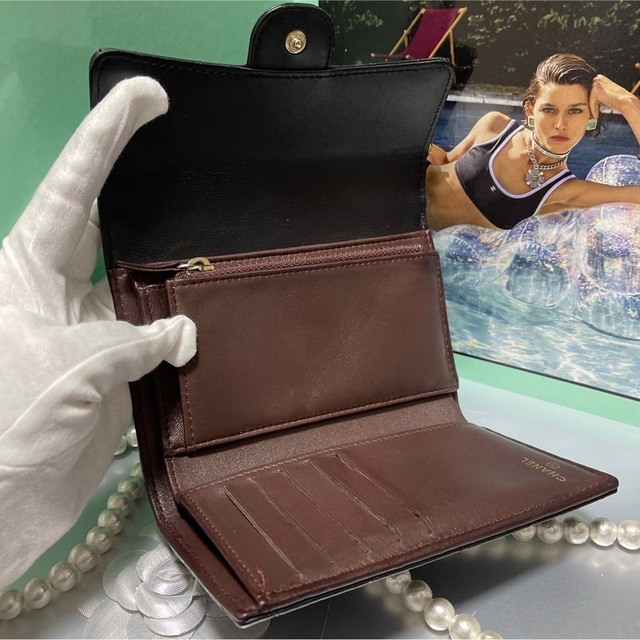 【CHANEL】マトラッセ☆ミディアムサイズ☆ラムスキン☆ブラック☆G金具☆人気