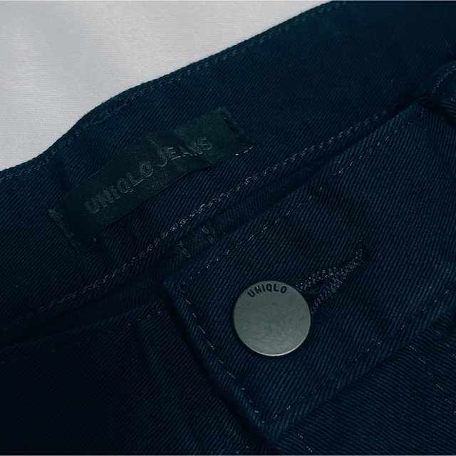 UNIQLO(ユニクロ)の ネイビー ユニクロ メンズ ストレート パンツ 紺 メンズのパンツ(スラックス)の商品写真