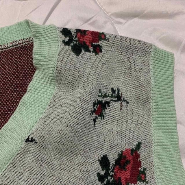 TTT_MSW ttt msw 20aw flower knit vest