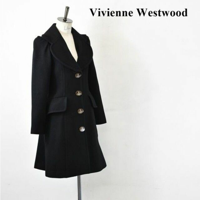 Vivienne Westwood(ヴィヴィアンウエストウッド)のAL BL0011 vintage Vivienne Westwood レディースのジャケット/アウター(ロングコート)の商品写真