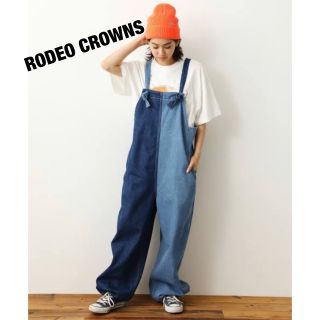 ロデオクラウンズ(RODEO CROWNS)の【WEB限定】ロデオクラウンズ RODEO CROWNS デニムサロペット(サロペット/オーバーオール)