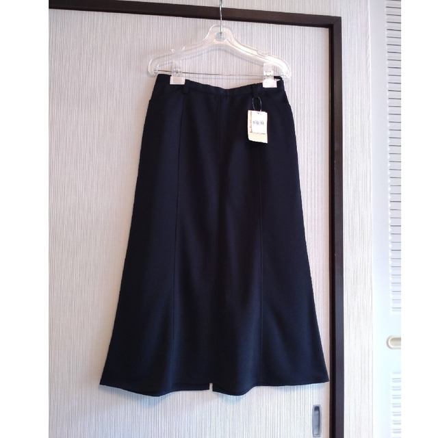 黒 フレア マーメイド ロングスカート ■新品未使用❗73cm シンプル