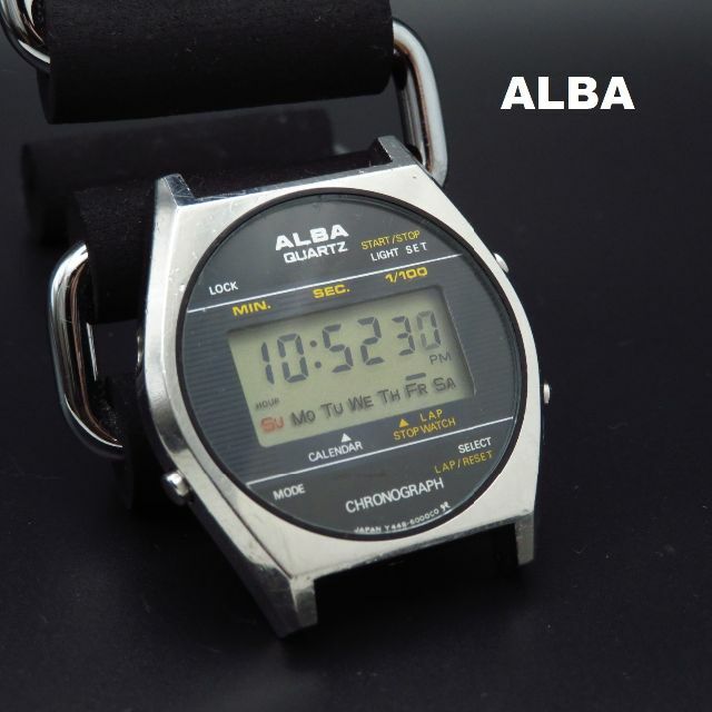 SEIKO(セイコー)のALBA デジタル腕時計 クロノグラフ ヴィンテージ レディースのファッション小物(腕時計)の商品写真