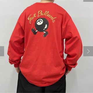 フーズフーギャラリー(WHO'S WHO gallery)の最終sale✨WHO'S WHO galler ビリヤードロゴロンTEE (Tシャツ(長袖/七分))