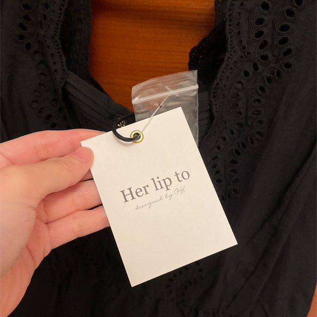 Her lip to - Valencia Lace Topの通販 by Y's shop｜ハーリップトゥ ...