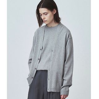 エイトン(ATON)のATON NATURAL DYE ORGANIC スタンダード カーディガン(カーディガン)