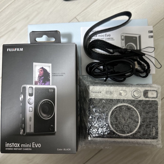 富士フイルム チェキ instax mini Evo ブラック(1台)