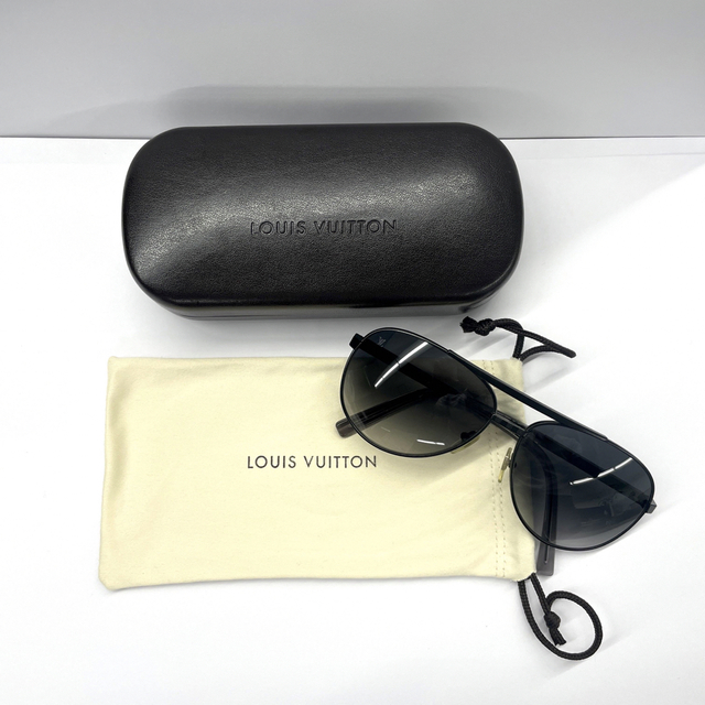LOUIS VUITTON ルイヴィトン メンズ ティアドロップ サングラス-
