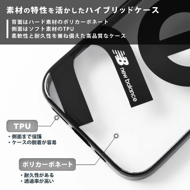 【色: ブラック】【 new balance 正規品 】 iPhone14 Pr 3