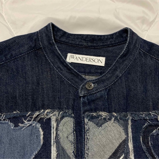 j.w.anderson heart denim shirts