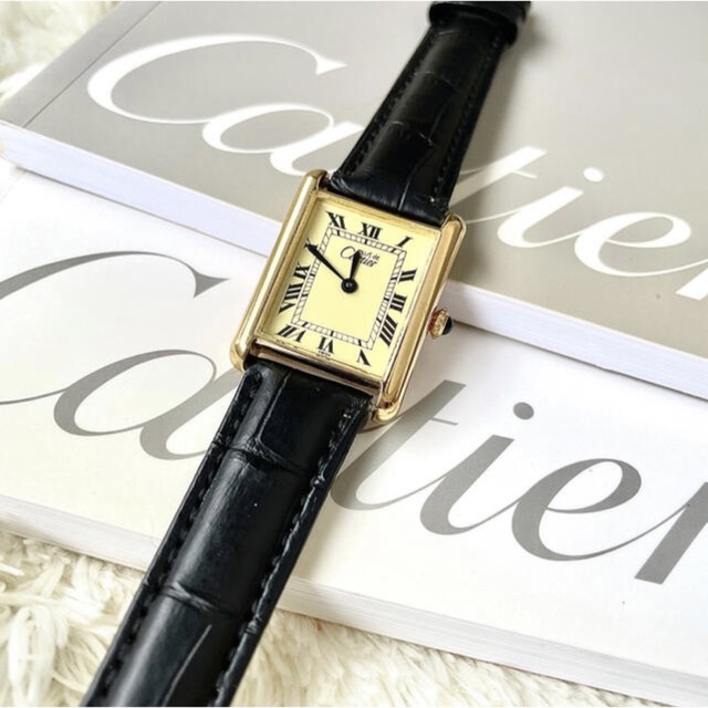 Cartier カルティエ マストタンク Sv925 手巻き 腕時計