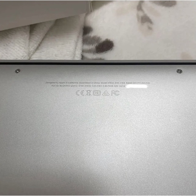 Mac (Apple)(マック)の＜最終値下げ＞MacBook Air Retina 2019 13インチ スマホ/家電/カメラのPC/タブレット(ノートPC)の商品写真