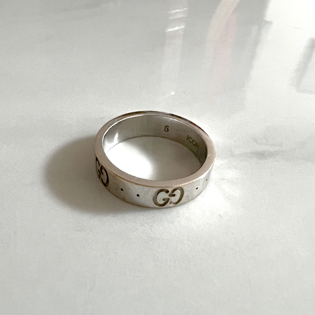 Gucci(グッチ)のGUCCI リング　シルバー　5号 レディースのアクセサリー(リング(指輪))の商品写真
