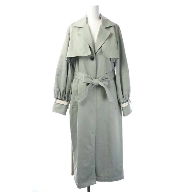 Ameri VINTAGE(アメリヴィンテージ)の美品！AMERI BALLOON SLEEVE PLEATS TRENCH レディースのジャケット/アウター(トレンチコート)の商品写真