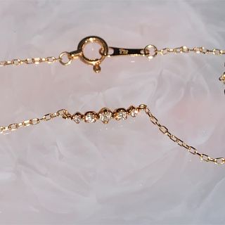 スタージュエリー(STAR JEWELRY)のスタージュエリー STAR JEWELRY K18 0.05カラットブレスレット(ブレスレット/バングル)