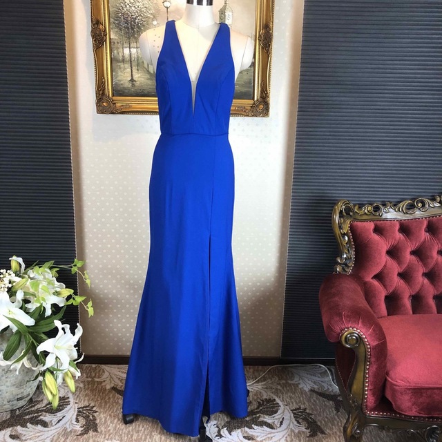 新品☆スリットロングドレス演奏会ステージ誕生パティーキャバ嬢ナイト