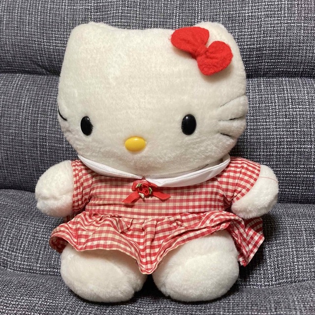 昭和レトロ　キティぬいぐるみ　Hello kitty ハローキティ　レトロ