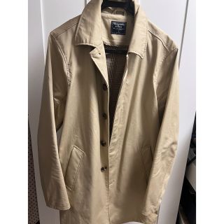 アバクロ ステンカラーコート Bonded Mac Jacket - ベージュ