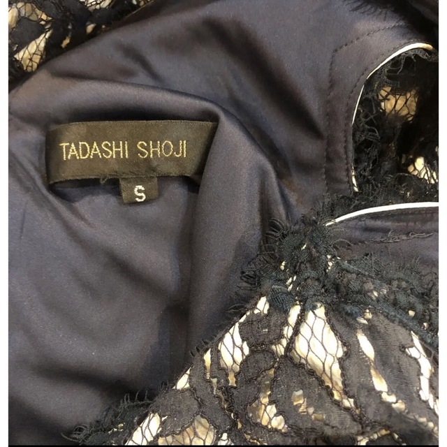 TADASHI SHOJI(タダシショウジ)の新品☆ TADASHI SHOJI 紺色　サイズS 【81】 レディースのフォーマル/ドレス(ロングドレス)の商品写真