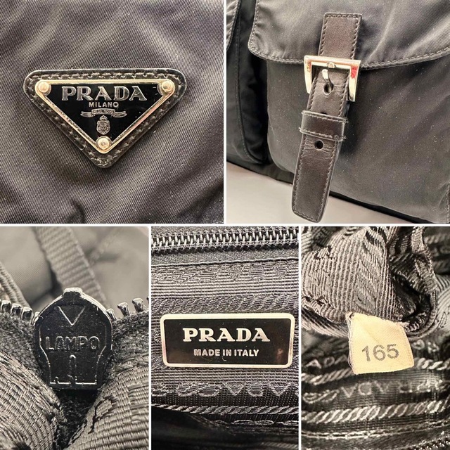 PRADA - ✨美品✨プラダ トートバッグ 三角ロゴプレート A4可能 ベルト