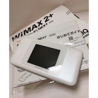 ファーウェイ(HUAWEI)のUQ WiMAX 2+ Speed Wi-Fi NEXT W06  ルーター(PC周辺機器)