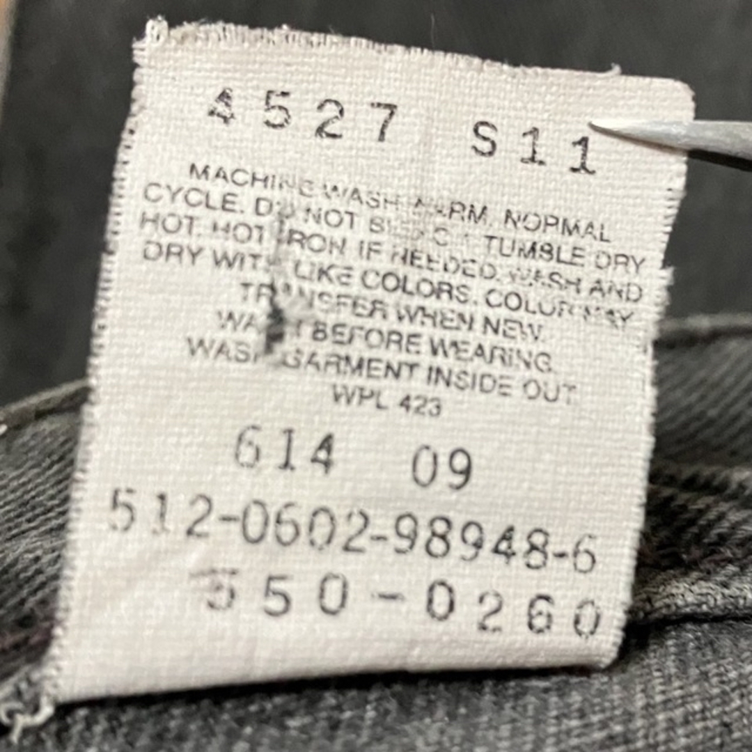 Levi's - 状態良好 36×30 サルファ 米国製 Levi's550 ブラックデニム