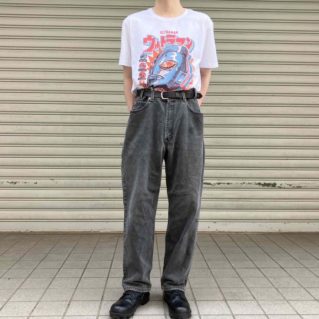 Levi's - 状態良好 36×30 サルファ 米国製 Levi's550 ブラックデニム