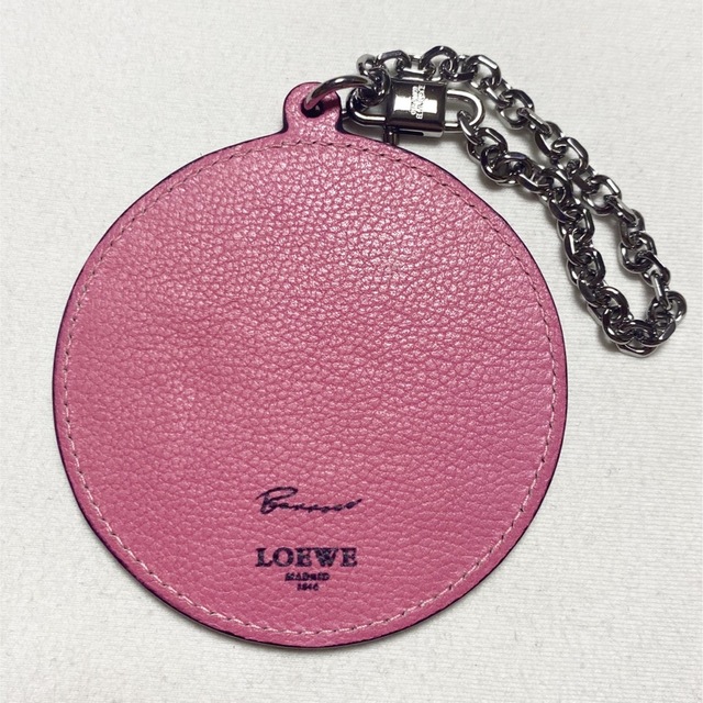 LOEWE バッグチャーム　レザー　革　キーホルダー　ストラップ