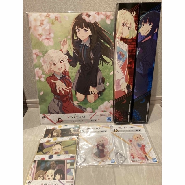 最も完璧な リコリコ一番くじB賞掛式アートポスター井ノ上たきな